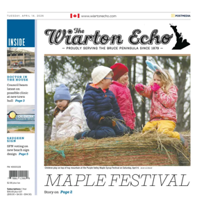Cover of Wiarton Echo