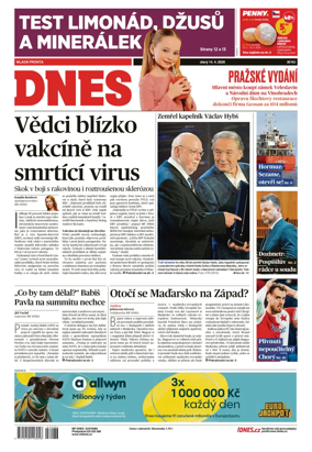 Cover of Dnes Prague Edition