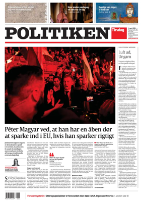 Cover of Politiken