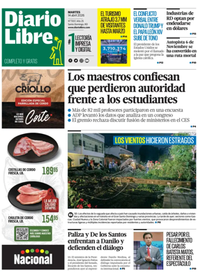 Cover of Diario Libre (Republica Dominicana)