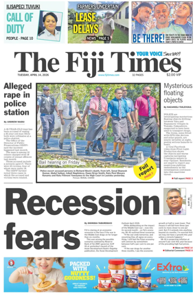 Cover of The Fiji Times
