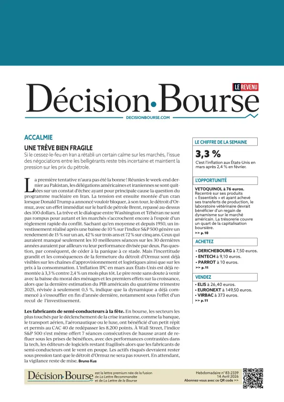 Cover of Decision Bourse