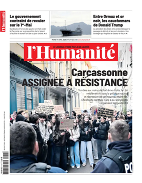 Cover of L'HUMANITE