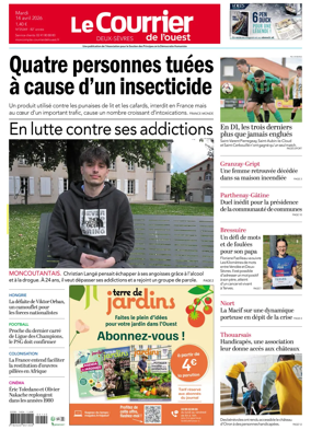 Cover of Le Courrier de l’Ouest (Deux-Sevres)