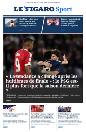 Cover of Le Figaro Sport