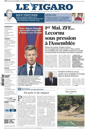 Cover of Le Figaro