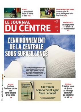 Cover of Le Journal du Centre