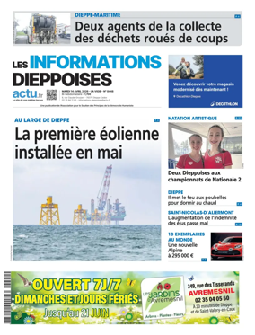 Cover of Les Informations Dieppoises