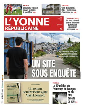 Cover of L'Yonne Republicaine
