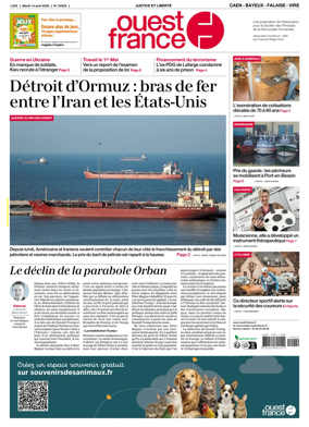 Cover of Ouest France (Caen - Bayeux - Falaise - Vire)