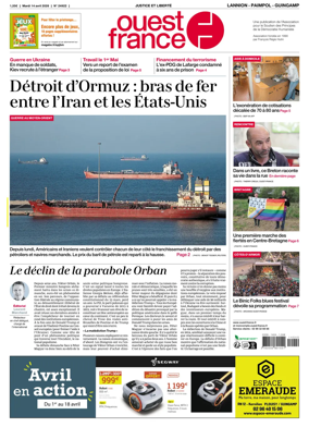 Cover of Ouest-France (Lannion / Paimpol / Guingamp)