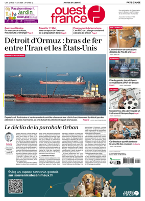 Cover of Ouest France (Pays d'Auge)