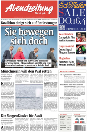 Cover of Abendzeitung Munchen