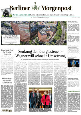 Cover of Berliner Morgenpost