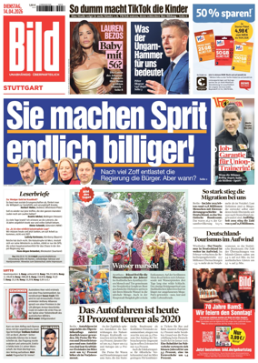 Cover of BILD Stuttgart