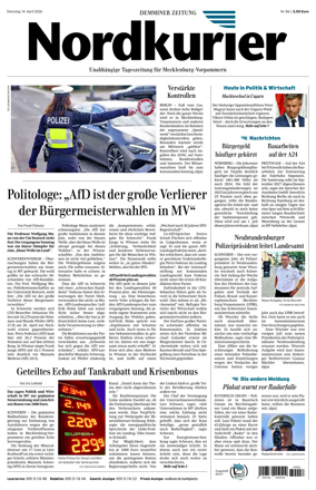 Cover of Demminer Zeitung