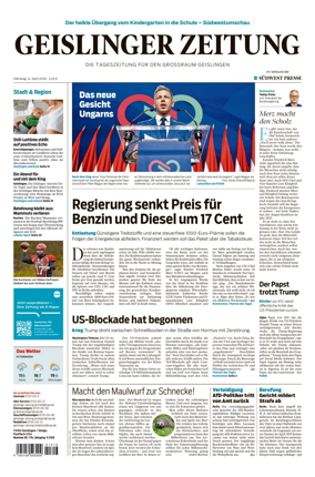 Cover of Geislinger Zeitung