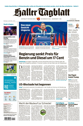 Cover of Haller Tagblatt