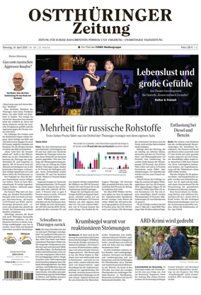 Cover of Ostthuringer Zeitung (Schleiz)