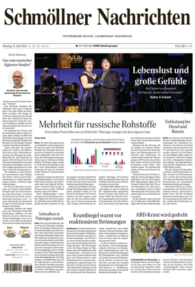 Cover of Ostthuringer Zeitung (Schmolln)