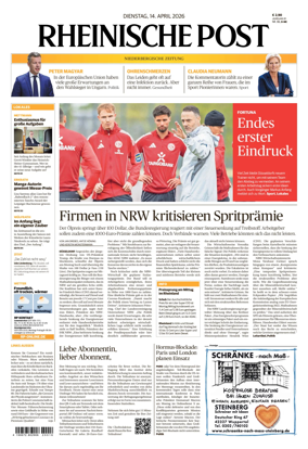 Cover of Rheinische Post Mettmann