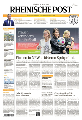 Cover of Rheinische Post - Wesel/Dinslaken