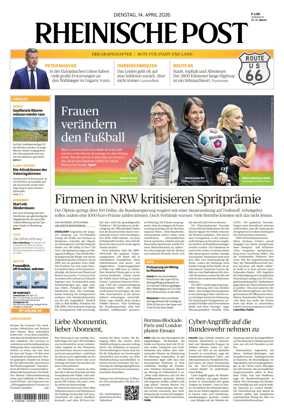 Cover of Rheinische Post - Xanten and Moers