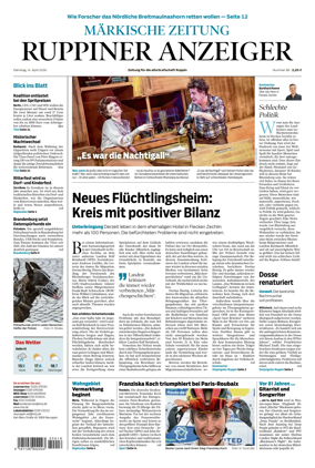 Cover of Ruppiner Anzeiger