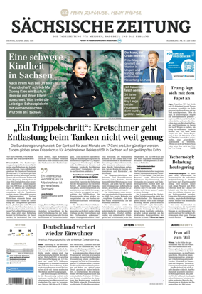 Cover of Sachsische Zeitung (Meissen Radebeul und das Elbland)