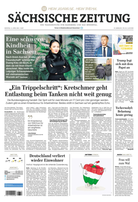 Cover of Sachsische Zeitung (Rodertal)