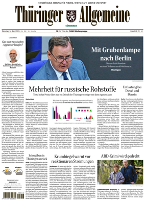 Cover of Thuringer Allgemeine (Sommerda)
