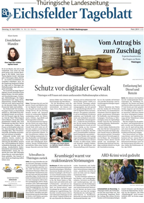 Cover of Thuringische Landeszeitung (Eichsfeld)