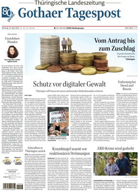 Cover of Thuringische Landeszeitung (Gotha)