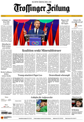 Cover of Trossinger Zeitung