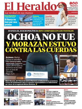 Cover of Diario El Heraldo