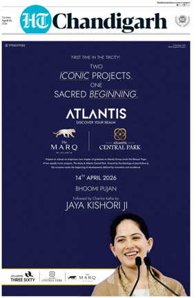 Cover of Hindustan Times (Chandigarh) - Live