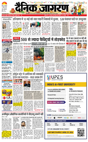 Cover of Dainik Jagran Hisar