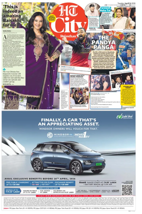 Cover of Hindustan Times (Jaipur) - City