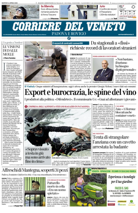 Cover of Corriere del Veneto (Padova e Rovigo)