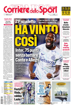 Cover of Corriere dello Sport (Lombardia)