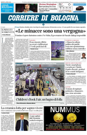 Cover of Corriere di Bologna