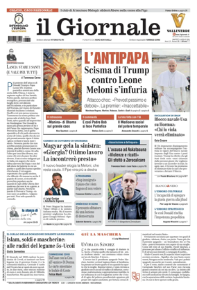 Cover of Il Giornale (Italy)