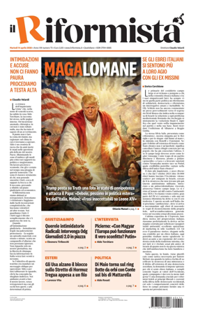 Cover of Il Riformista (Italy)
