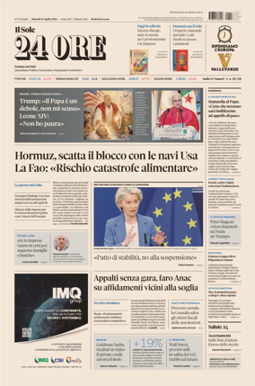 Cover of Il Sole 24 Ore