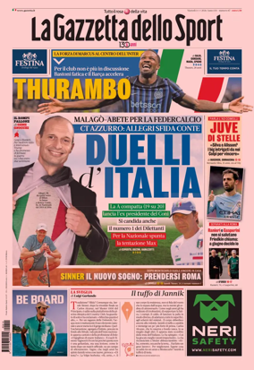 Cover of La Gazzetta dello Sport - Napoli