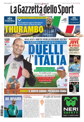 Cover of La Gazzetta dello Sport - Roma