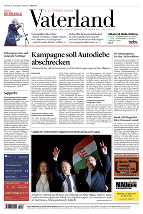 Cover of Liechtensteiner Vaterland