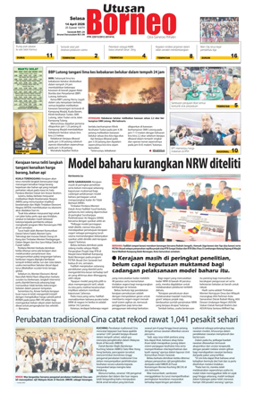 Cover of Utusan Borneo (Sarawak)