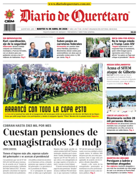 Cover of Diario de Queretaro
