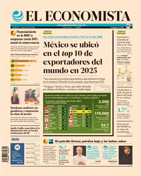 Cover of El Economista (Mexico)